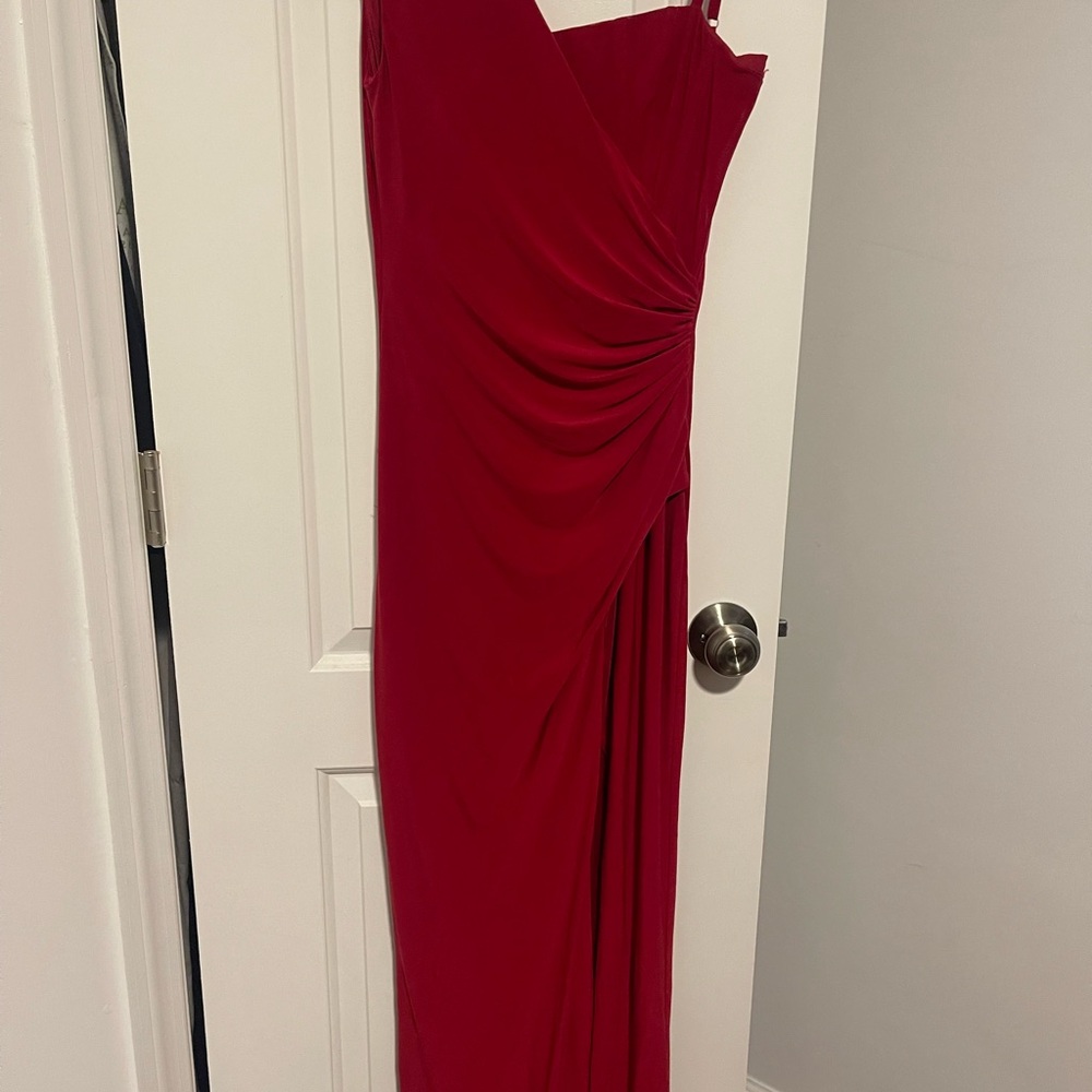 BCBGMaxAzria Vibrant Red Maxi Dress